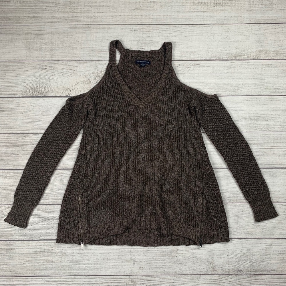 American Eagle Cold Shoulder Sweater